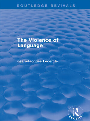 cover image of Routledge Revivals